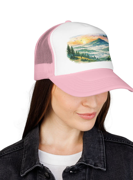 "Marin County, Where the Hills Meet the Sky" Foam Trucker Hat