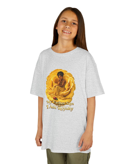 "My Father Says I am Royalty" Kids Heavy Cotton Tee
