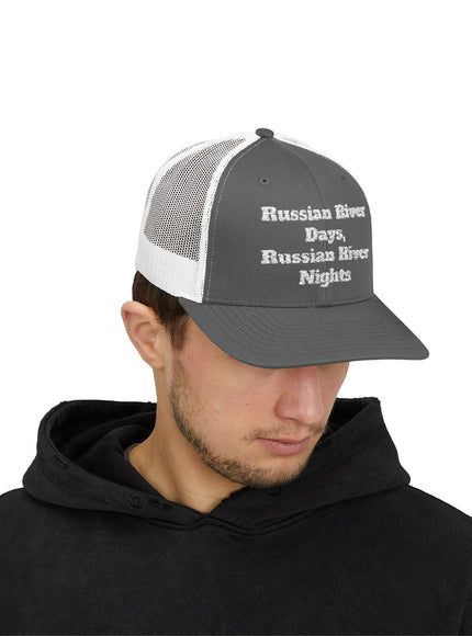 "Russian River Days, Russian River Nights" Snapback Trucker Cap