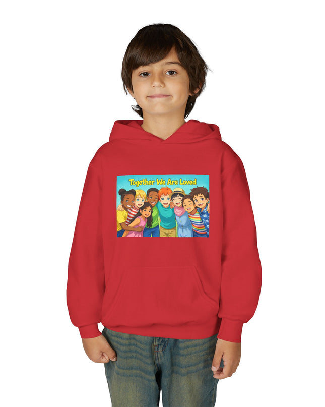 "Together We Are Loved" Youth Hooded Sweatshirt