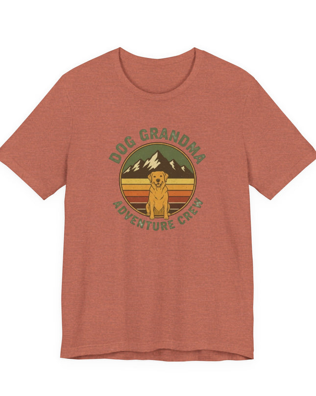 "Dog Grandma Adventure Crew" Unisex Jersey Short Sleeve Tee
