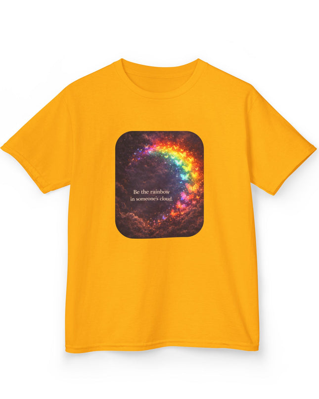 "Be the Rainbow in Someone's Cloud" Kids Heavy Cotton Tee