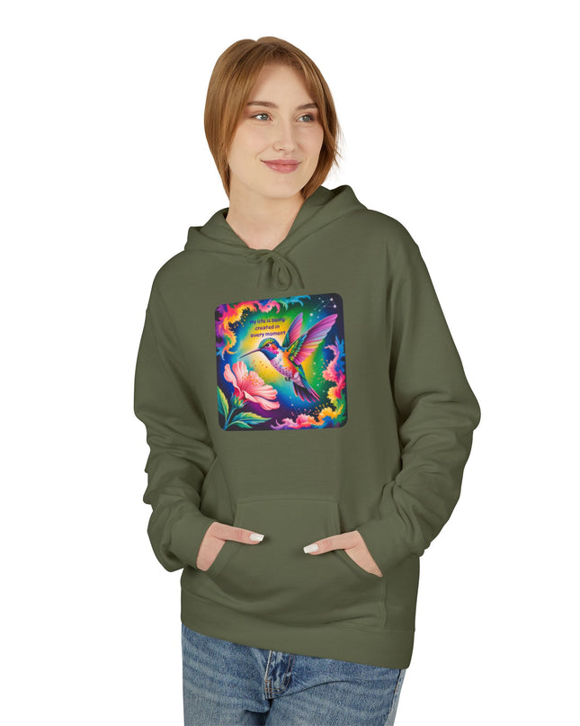 "My Life is Being Created in Every Moment" Unisex Midweight Softstyle Fleece Hoodie