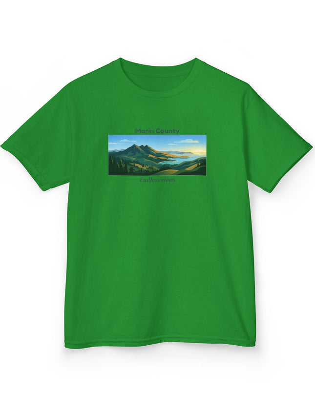 "Marin County - Endless Views" Kids Heavy Cotton Tee