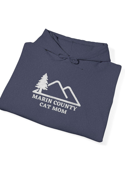 "Marin County Cat Mom" Unisex Heavy Blend Hooded Sweatshirt