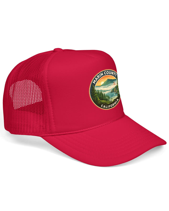 "Marin County, Above the Fog" Foam Trucker Hat