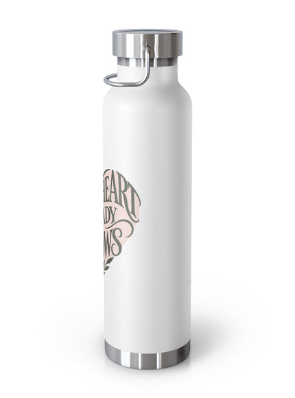 "Your Heart Already Knows" Copper Vacuum Insulated Bottle, 22oz
