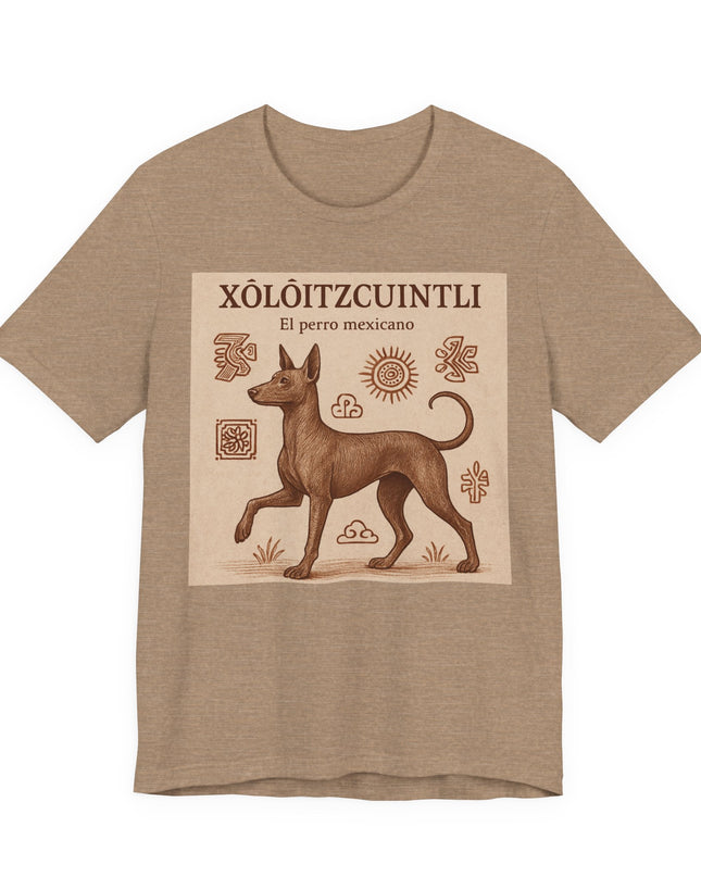 "Xoloitzcuintli - el perro mexicano" Unisex Jersey Short Sleeve Tee