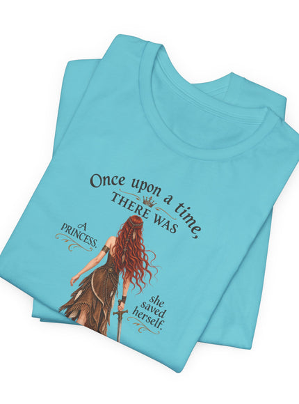 "She Saved Herself V5" Unisex Jersey Short Sleeve Tee