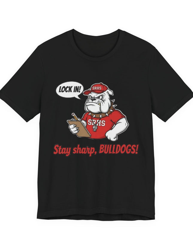 "Lock in, Stay Sharp" Unisex Jersey Short Sleeve Tee