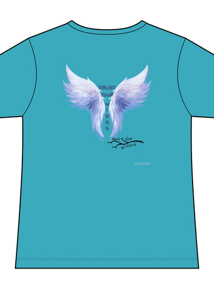 "Trust Your Wings, Not the Branch" Women's Ideal V-Neck Tee