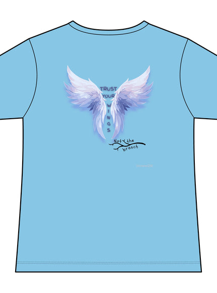 "Trust Your Wings, Not the Branch" Women's Ideal V-Neck Tee