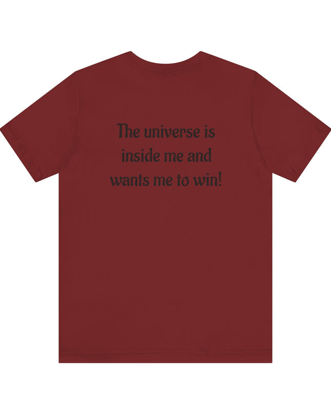 "The Universe is inside Me" Unisex Jersey Short Sleeve Tee