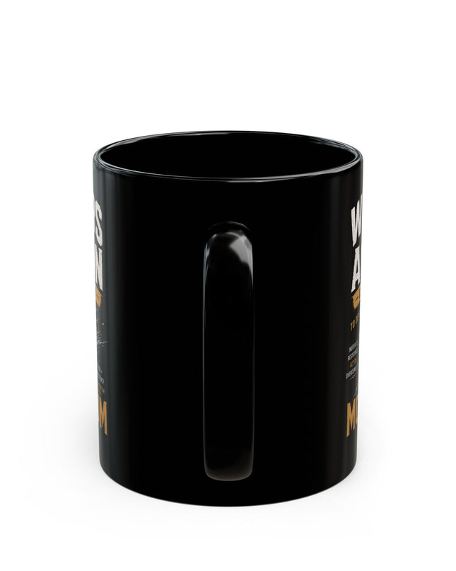"Momentum" Black Mug (11oz, 15oz)