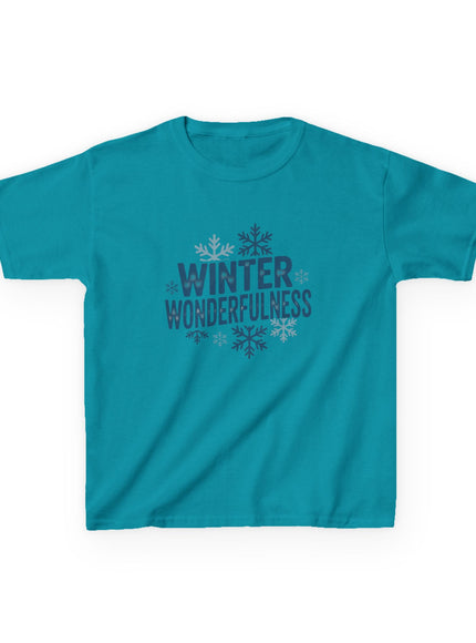 "Winter Wonderfulness" Kids Heavy Cotton Tee