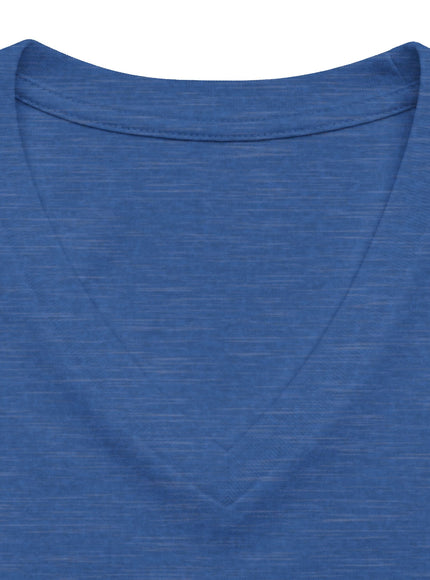 "Marin County, Above the Fog - no text" Women’s Relaxed Heather CVC V-Neck Tee