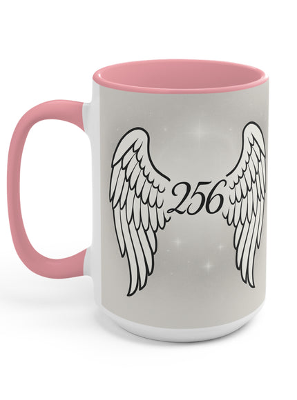 "Celestial Angel Wings 256" Accent Mug