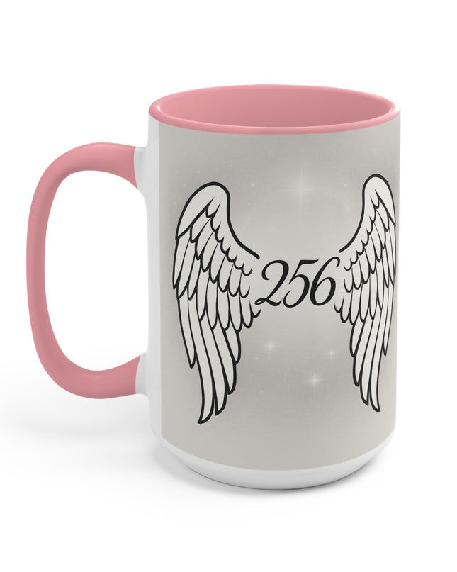 "Celestial Angel Wings 256" Accent Mug