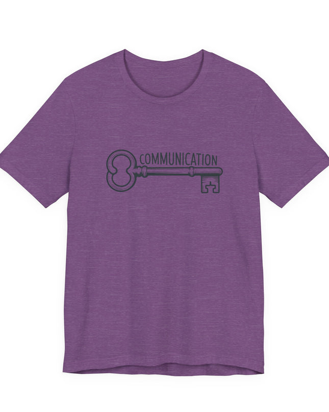 "Communication is Key" Unisex Jersey Short Sleeve Tee