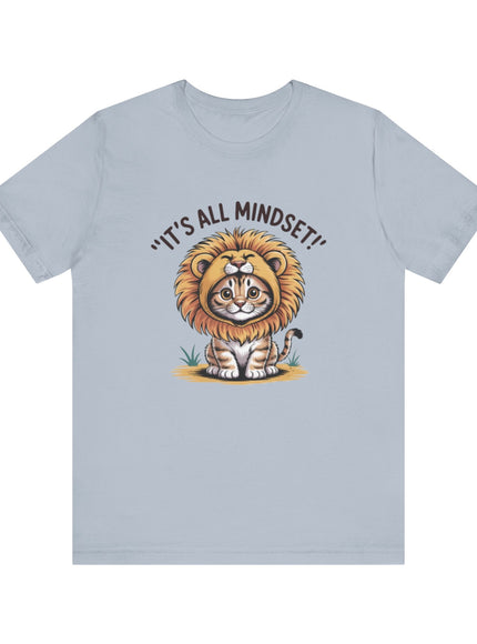 "Mindset Lion" Unisex Jersey Short Sleeve Tee