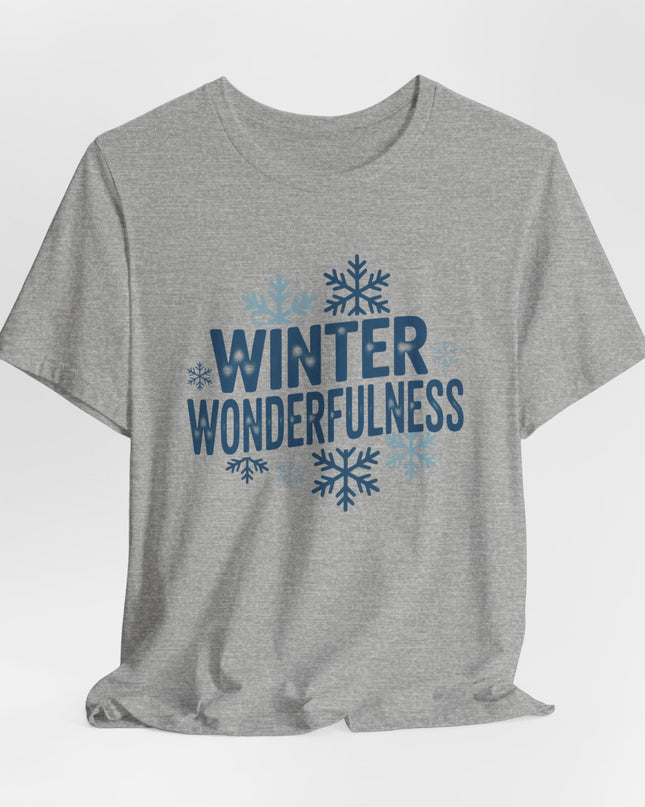 "Winter Wonderfulness" Unisex Jersey Short Sleeve Tee