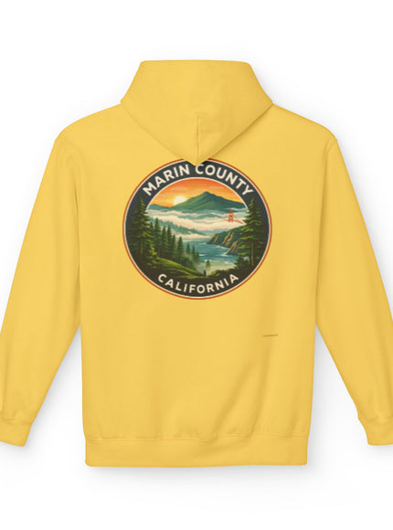 "Marin County, Above the Fog- no text" Unisex Midweight Softstyle Fleece Hoodie