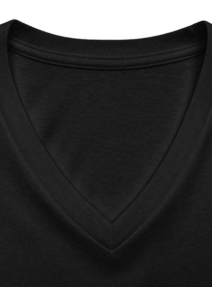 "Marin County, Above the Fog - no text" Women’s Relaxed Heather CVC V-Neck Tee