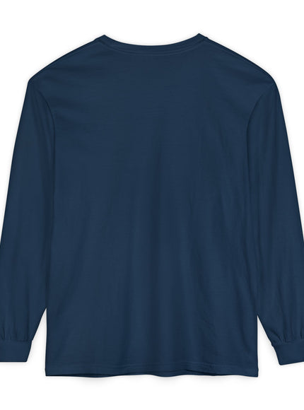 "Tides and Tall Trees" Unisex Garment-dyed Long Sleeve T-Shirt