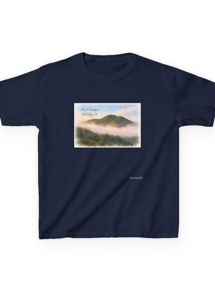 "Mount Tamalpais, Mill Valley, California Kids Heavy Cotton Tee