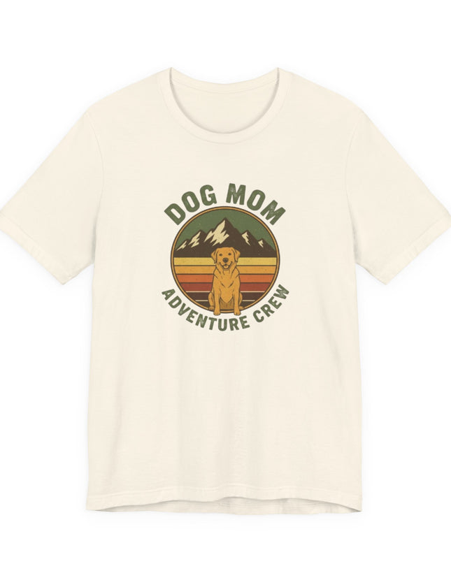 "Dog Mom Adventure Crew" Unisex Jersey Short Sleeve Tee