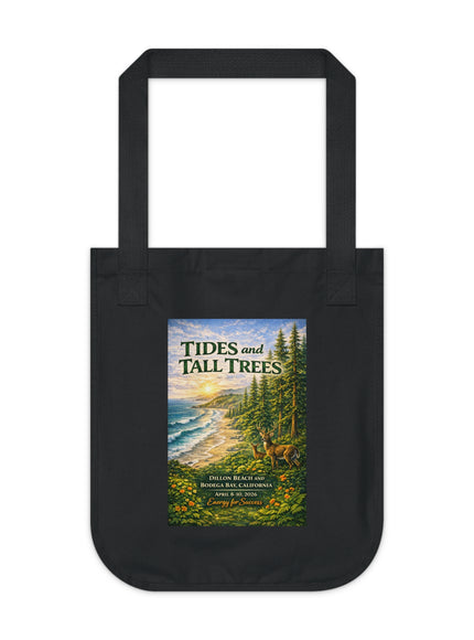 "Tides and Tall Trees" Organic Canvas Tote Bag