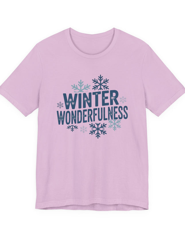 "Winter Wonderfulness" Unisex Jersey Short Sleeve Tee