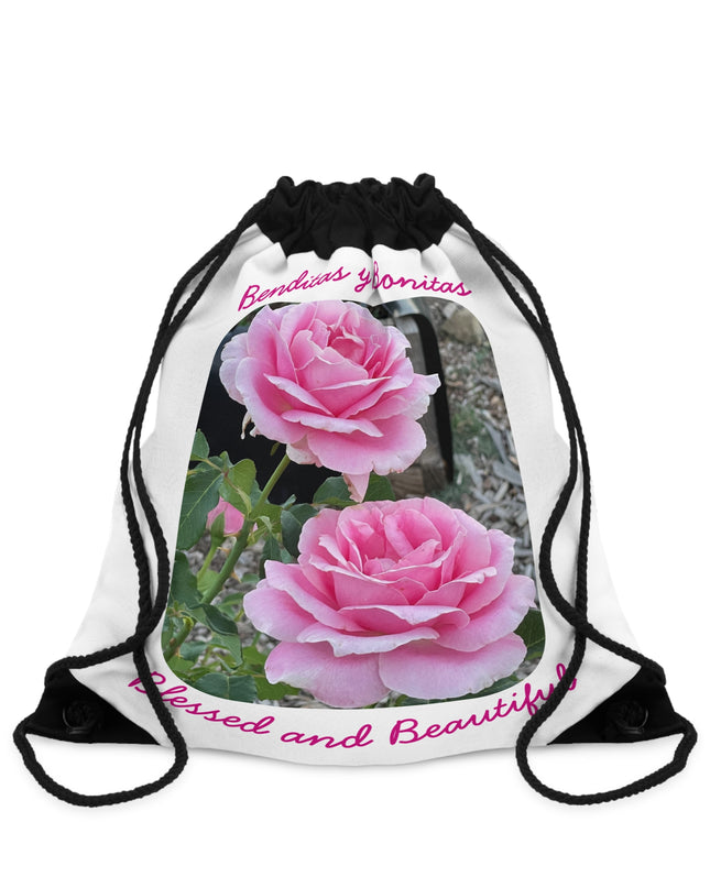 "Blessed and Beautiful" Drawstring Bag