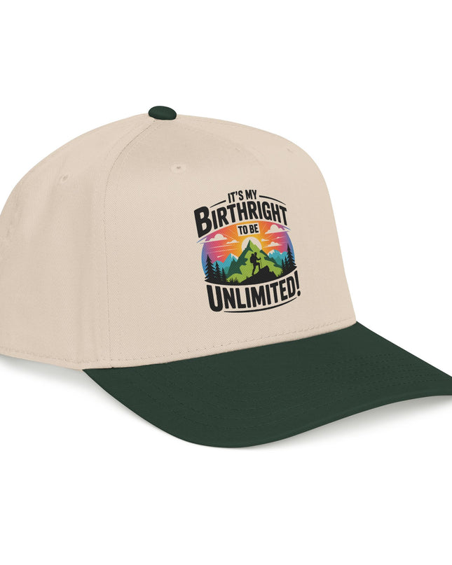 "It's my Birthright to be Unlimited" Mid Profile Baseball Cap