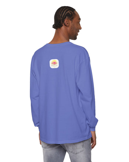 "Happy Valentine's Day" Unisex Garment-dyed Long Sleeve T-Shirt