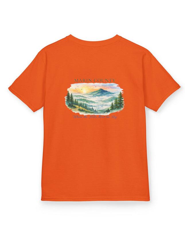 "Marin County, Where the Hills Meet the Sky" Kids Heavy Cotton Tee
