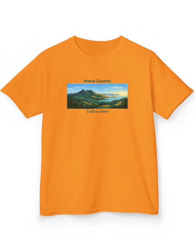 "Marin County - Endless Views" Kids Heavy Cotton Tee