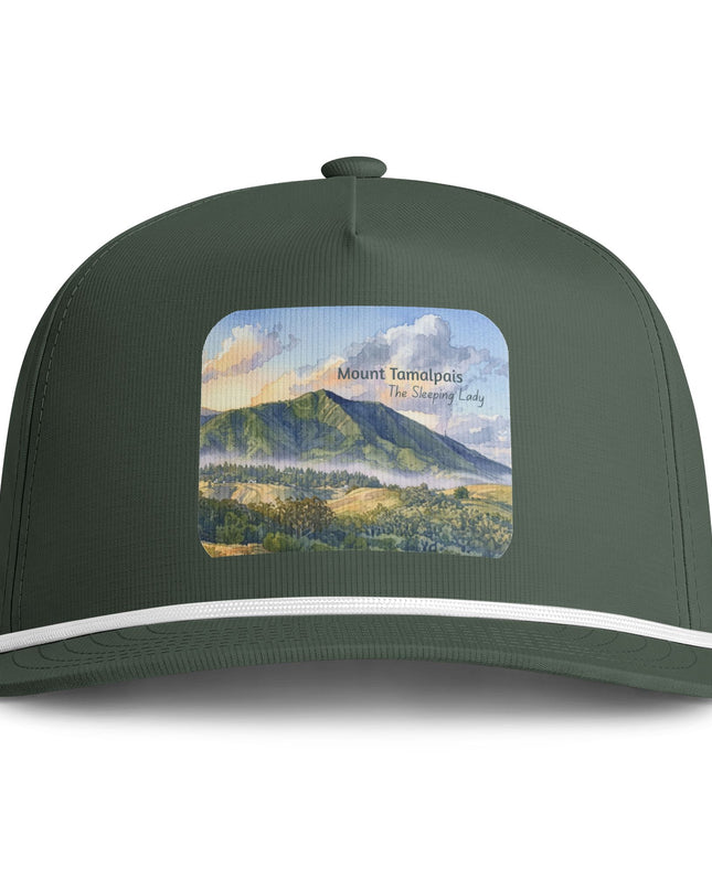"Mount Tamalpais, the Sleeping Lady" Sunwashed Rope Cap
