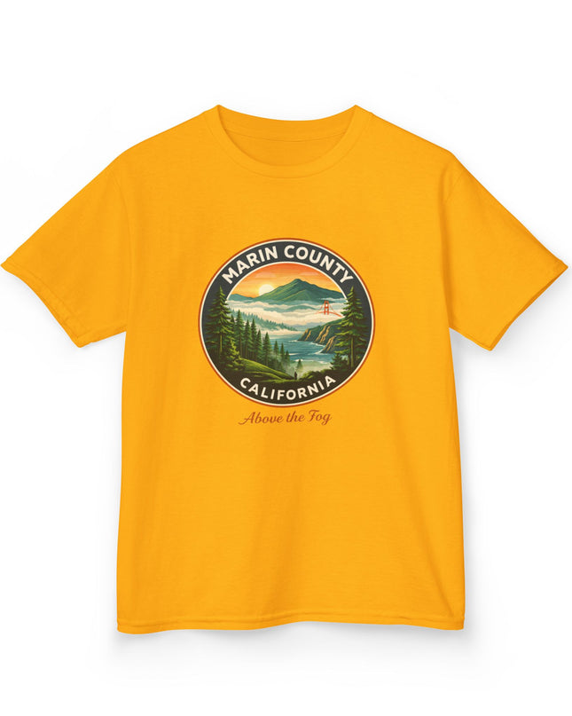 "Marin County, Above the Fog" Kids Heavy Cotton Tee
