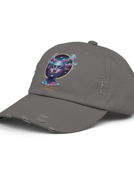 "The Universe is Inside of You" Unisex Distressed Cap