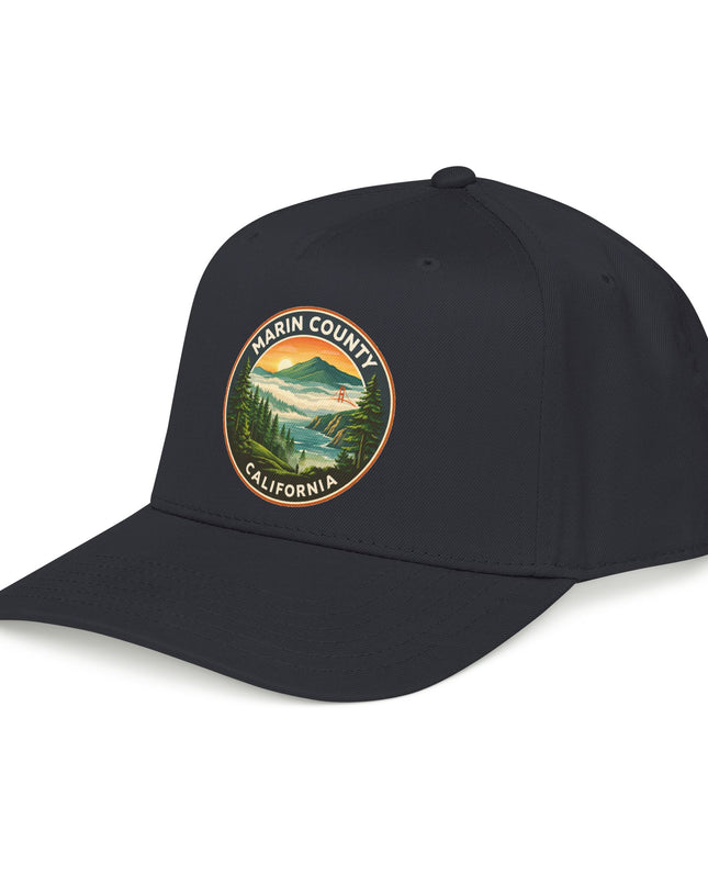 "Marin County, Above the Fog" Mid Profile Baseball Cap