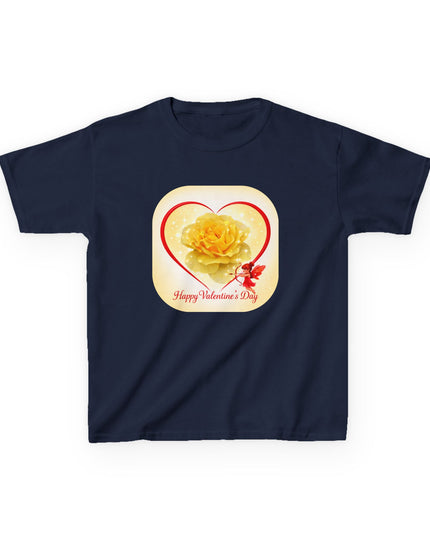 "Happy Valentine's Day" Kids Heavy Cotton Tee