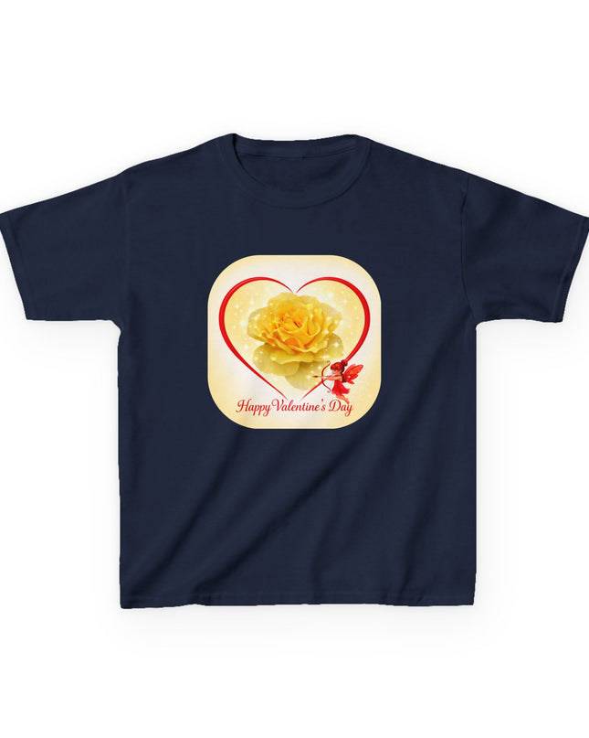 "Happy Valentine's Day" Kids Heavy Cotton Tee