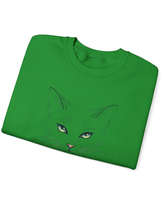 "Cat Face Sketch" Unisex Adult Sweatshirt