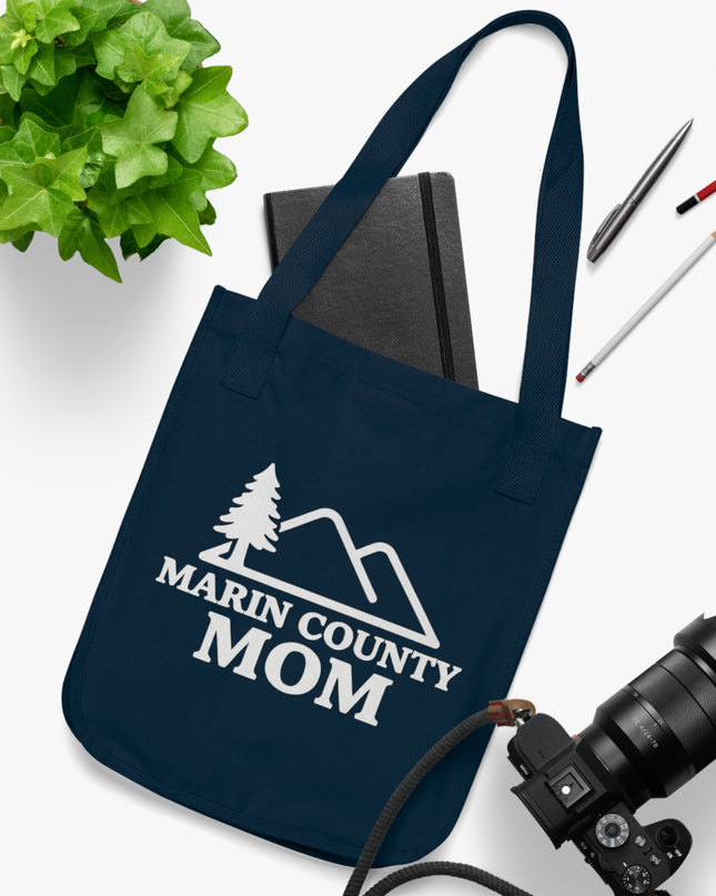 "Marin County Mom" Organic Canvas Tote Bag