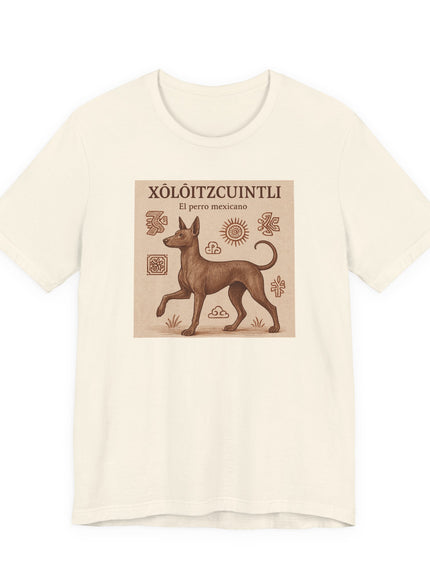 "Xoloitzcuintli - el perro mexicano" Unisex Jersey Short Sleeve Tee