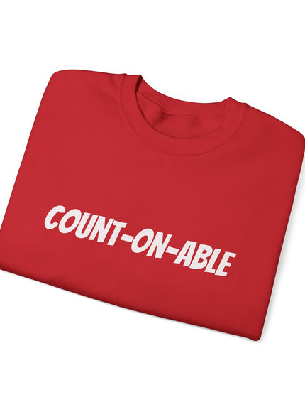 "Count-on-able" Unisex Adult Sweatshirt