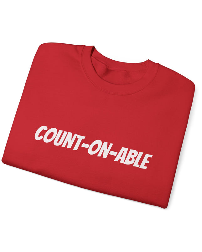 "Count-on-able" Unisex Adult Sweatshirt