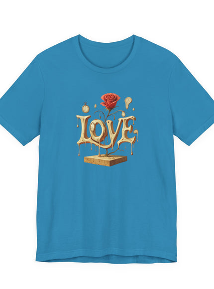"Love - Salvador Dali Style" Unisex Jersey Short Sleeve Tee