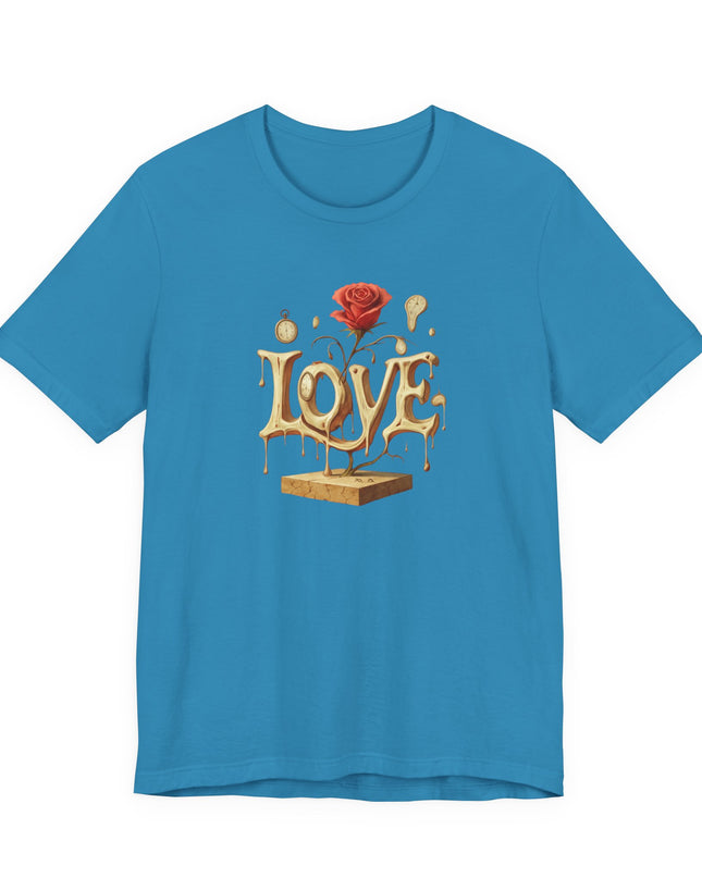 "Love - Salvador Dali Style" Unisex Jersey Short Sleeve Tee